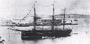 The British-built Japanese battleship Ryūjō (1864) was the flagship of the Imperial Japanese Navy until 1881.