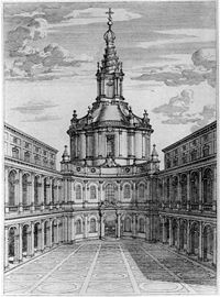 Domenico Barrière: Sant'Ivo alla Sapienza, ca. 1695.