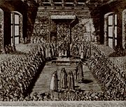 Tsar Shuisky and his Brothers before the King Sigismund III in the Senate Chamber at the Royal Castle in Warsaw