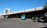 Inter-city platforms at the Beersheba Central Bus Station