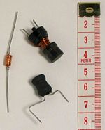 Inductors. (Major scale shown in centimeters.)