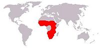 Aardvark range map