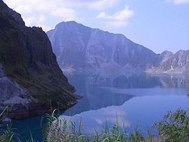 Mount Pinatubo and crater lake, May 2005