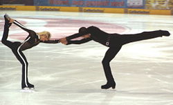 Figure skaters Aliona Savchenko and Robin Szolkowy