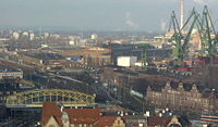 Gdańsk Shipyard, the birthplace of Solidarity.