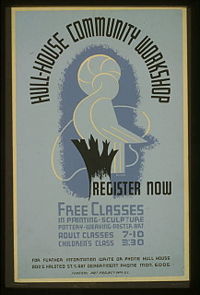 Workshop poster, 1938