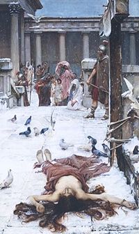 Eulalia of Mérida was a Christian saint who intentionally challenged Roman authorities during the persecution of Diocletian's era, an act forbidden by the bishops whom the Donatists opposed.