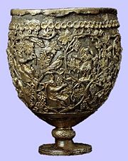 The Antioch Chalice, first half of sixth century, Metropolitan Museum of Art.
