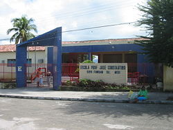 Agrestina (Pernambuco), Brasil. Escola Professor José Constantino