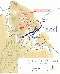 Map of the Battle of Poitiers