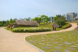 The Dunsan prehistoric settlement site in Daejeon, South Korea.