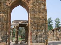 Many types of structure still stand in the complex.