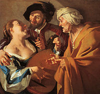 "The Procuress" by Dirck van Baburen