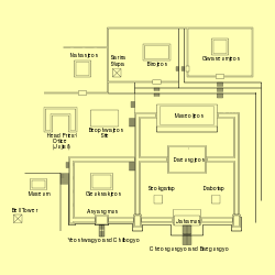 Map of the main complex