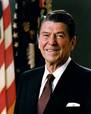 President Ronald Reagan, who pardoned Felt and Miller.