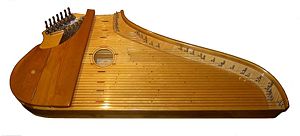 Koistinen concert kantele with 38 strings.