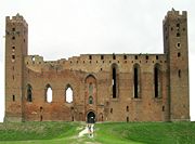 Ruins of the Teutonic castle in Rehden (today Radzyń Chełmiński). It was one the five castles not captured by the Prussians.