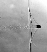 Strobe photograph taken by an MIT undergraduate in Edgerton's laboratory