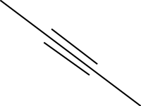 The structural formula of 2-butyne, a simple alkyne-containing molecule.