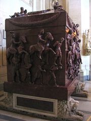 Helena's sarcophagus in the Museo Pio-Clementino, Rome