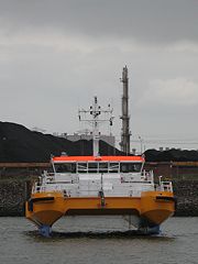 SWATH pilot boat in Rotterdam.