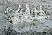 Davis, Lee, and Jackson on Stone Mountain.