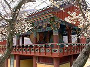 A traditional temple building