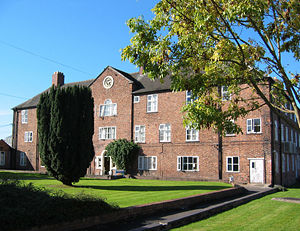 Former workhouse at Nantwich, dating from 1780.