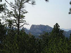 The sacred Black Hills.