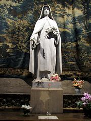Statue of Saint Thérèse at Lyon, France