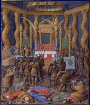 Pompey in the Temple of Jerusalem, by Jean Fouquet.