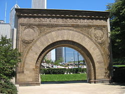 Entrance from the 1893 Chicago Stock Exchange building, reinstalled at The Art Institute of Chicago