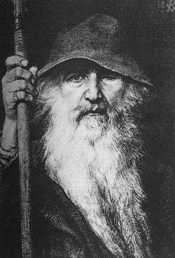 An 1886 depiction of Odin by Georg von Rosen