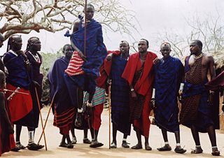 A Maasai traditional dance, Adumu.
