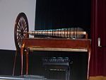 A modern glass armonica built using Benjamin Franklin's design.