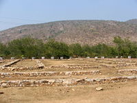 Remains of the monastery called Jivakambavana.
