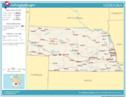 Map of Nebraska