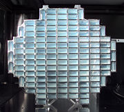 The Stardust dust collector with aerogel blocks. (NASA)