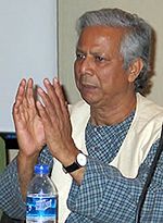 Nobel Laureate, Muhammad Yunus, the bank's founder