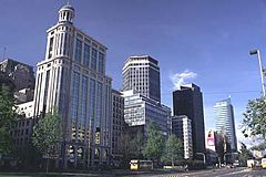 Alameda avenue, main avenue of Santiago