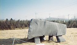 An example of a go-board/southern-type dolmen on Ganghwa South Korea