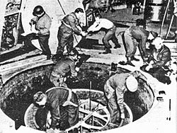 The German experimental nuclear pile at Haigerloch