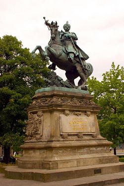 Monument to King John III Sobieski, since 1965 in Gdańsk, formerly in Lwów