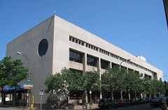 Eastman School of Music, Rochester, New York, USA - Sibley Music Library (Miller Center) exterior.