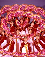 The Little Angels of Korea, performing the Fan Dance