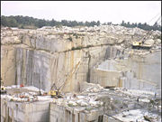 A dimension stone quarry