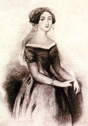 Princess Nina Chavchavadze, Griboedov's wife. 1820s