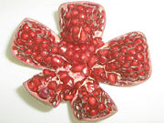 Pomegranate—opened up