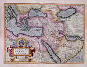 Turkish Empire, drawn by Hondius, just at the end of the Long War, 1606