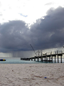 Beach near Bridgetown, Barbados.